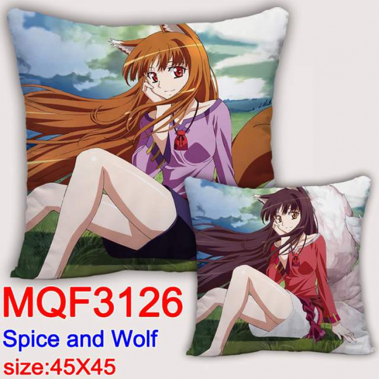 Ōkami to kōshinryō Double-sided full color pillow dragon ball 45X45CM MQF 3126