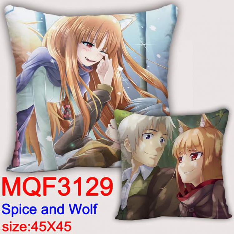 Ōkami to kōshinryō Double-sided full color pillow dragon ball 45X45CM MQF 3129