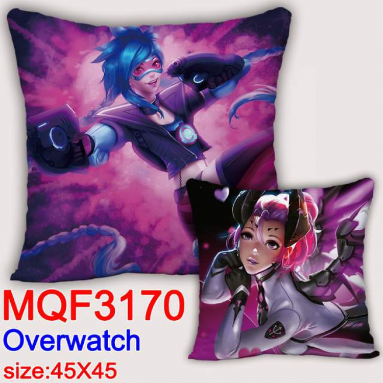 Overwatch Double-sided full color pillow dragon ball 45X45CM MQF 3170