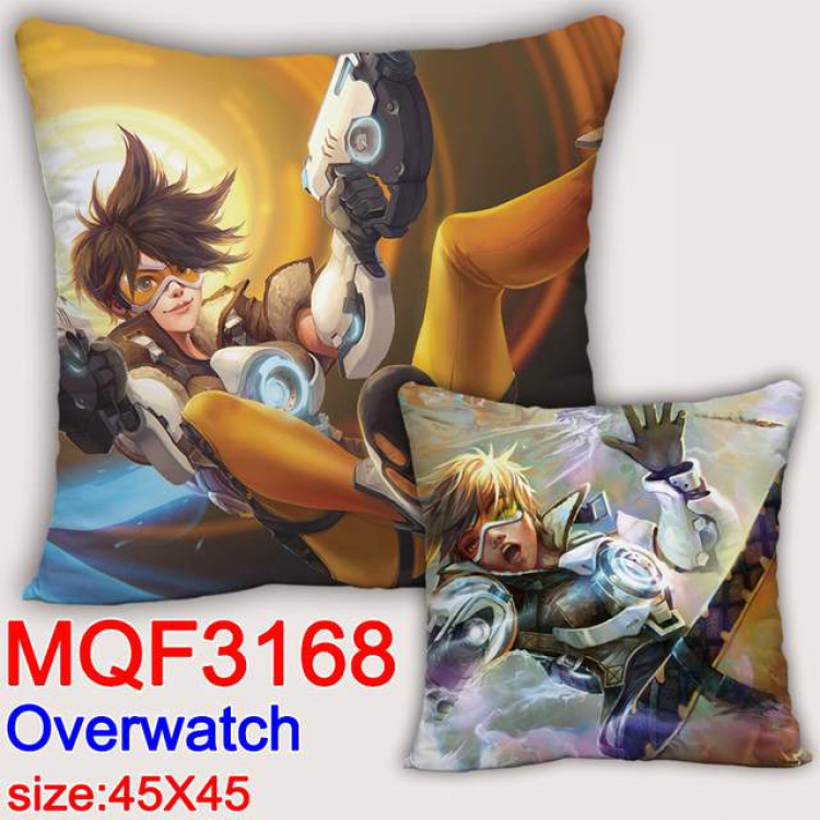 Overwatch Double-sided full color pillow dragon ball 45X45CM MQF 3168