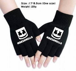 Marshmello-8A Black Anime knit...