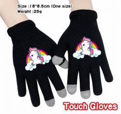 Unicorn-4A Black Anime knit fu...