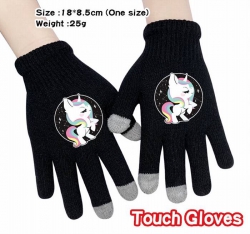 Unicorn-6A Black Anime knit fu...