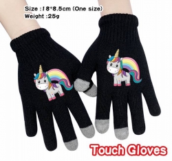 Unicorn-3A Black Anime knit fu...