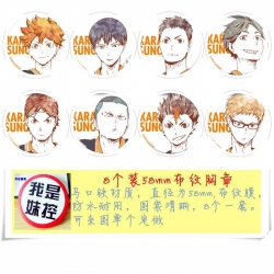 Haikyu!! Brooch Price For 8 Pc...