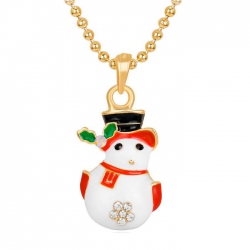 Christmas series Snowman Neckl...