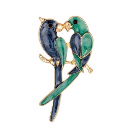 Bird Badge badge brooch 3X6.1C...