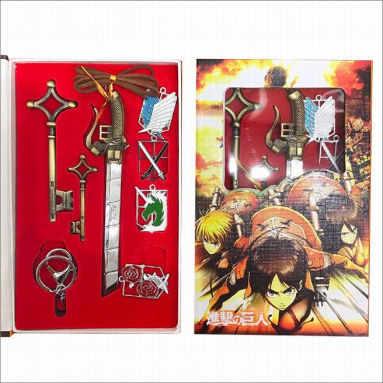 Attack on Titan Key Chain 7 pcs