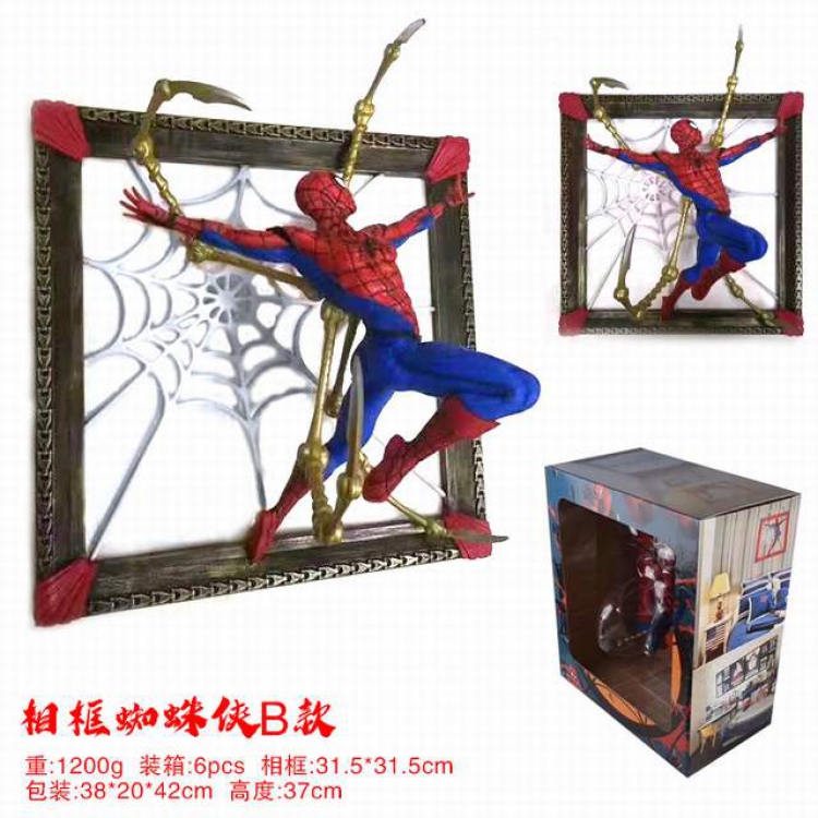 Spiderman  Boxed Figure Decoration Model 37CM 1.2KG Color box size:38X20X42CM a box of 6 Style B