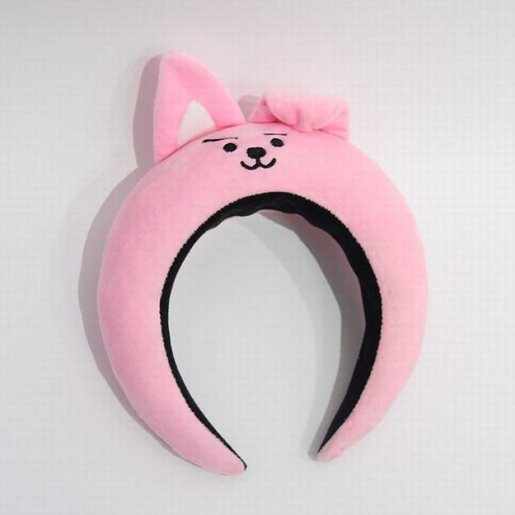 BTS Rabbit Fleece headband hair hoop 18X20CM 0.05KG