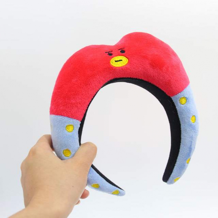 BTS Love Fleece headband hair hoop 18X20CM 0.05KG