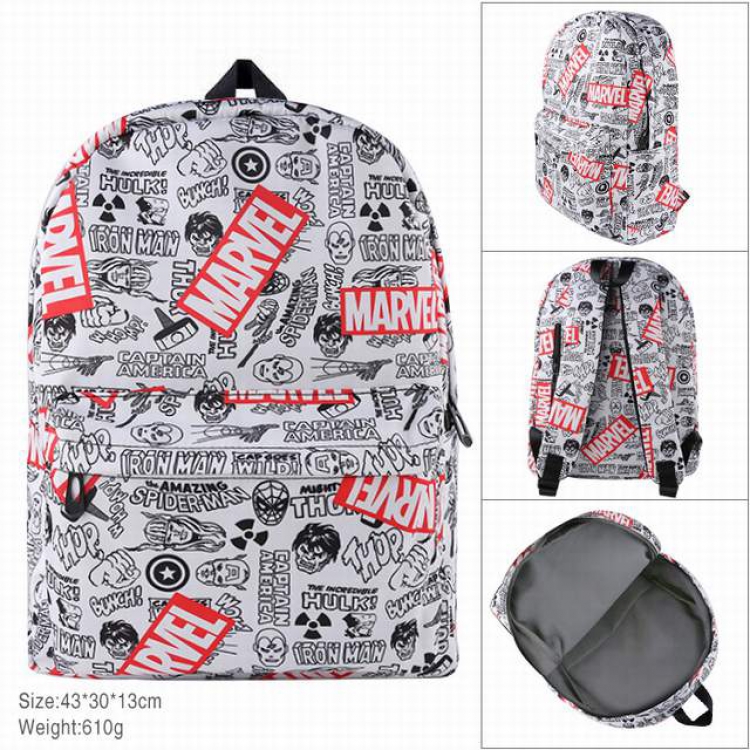 The Avengers Cotton imitation nylon composite Waterproof fabric backpack