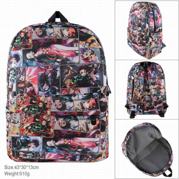 Demon Slayer Kimets Cotton imitation nylon composite Waterproof fabric backpack