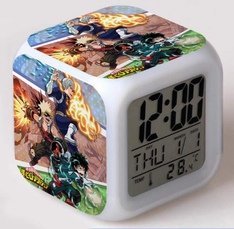 My Hero Academia-2 Colorful Mood Discoloration Boxed Alarm clock
