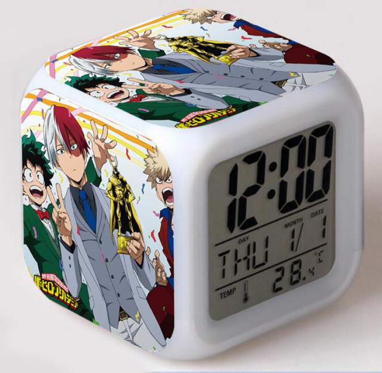 My Hero Academia-3 Colorful Mood Discoloration Boxed Alarm clock