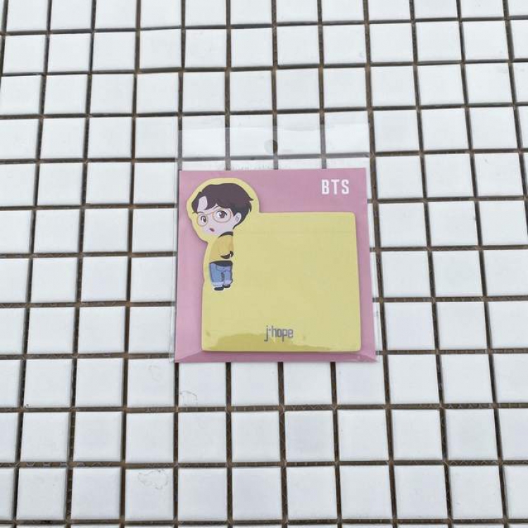 BTS J-HOPE Post-it notes 10.5X10.5CM 20G a set price for 5 pcs