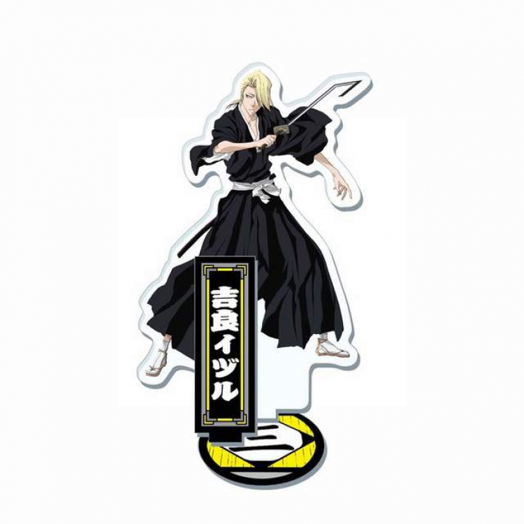 Bleach Kira Iziru Double-sided transparent acrylic stand high 20CM thick 3MM base thickness 4MM