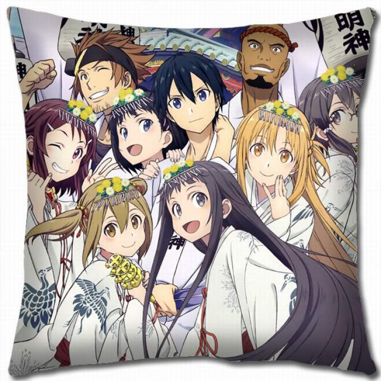 Sword Art Online Double-sided full color pillow cushion 45X45CM-d5-231B NO FILLING