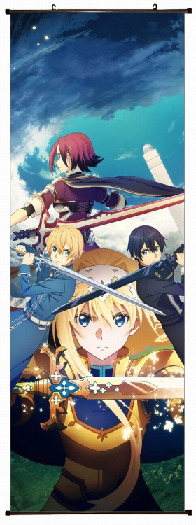Sword Art Online Plastic pole cloth painting Wall Scroll 60X170CM preorder 3 days d5-285 NO FILLING