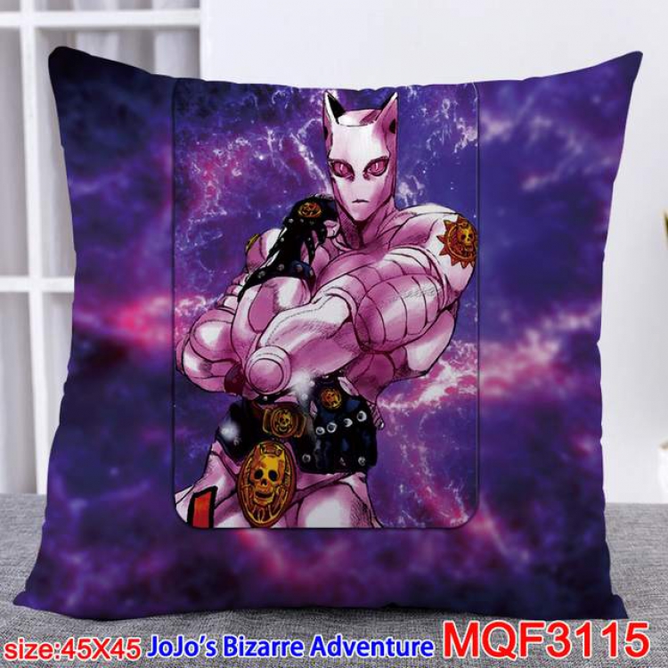 JoJos Bizarre Adventure Double-sided full color pillow dragon ball 45X45CM MQF 3115