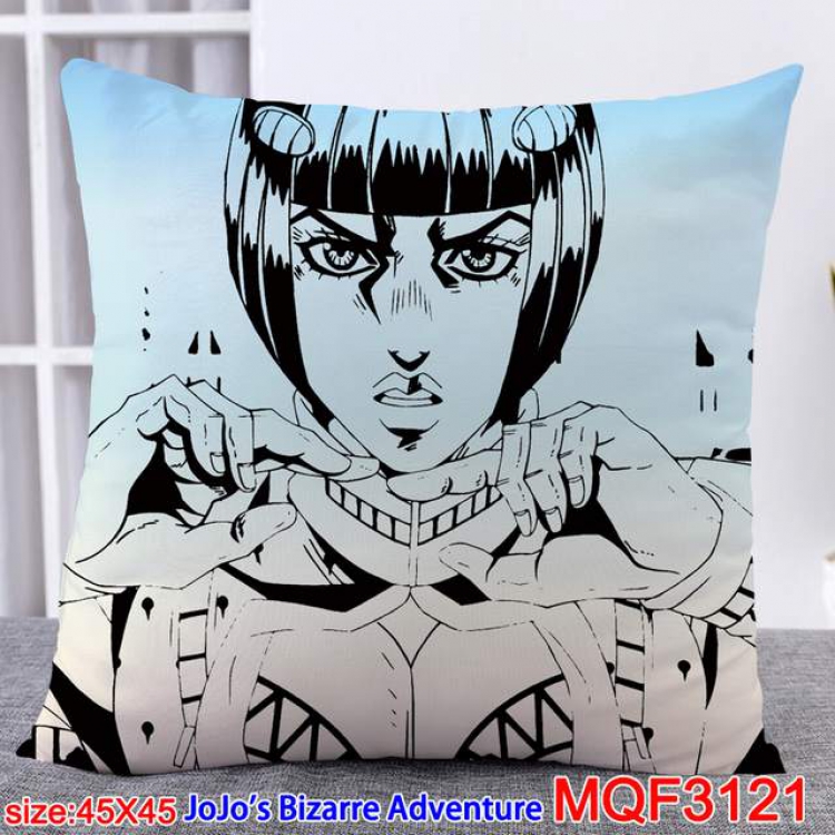 JoJos Bizarre Adventure Double-sided full color pillow dragon ball 45X45CM MQF 3121