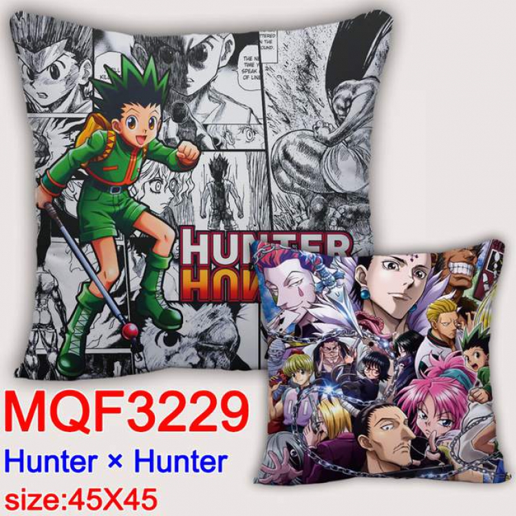Hunter X Hunter Double-sided full color pillow dragon ball 45X45CM MQF 3229