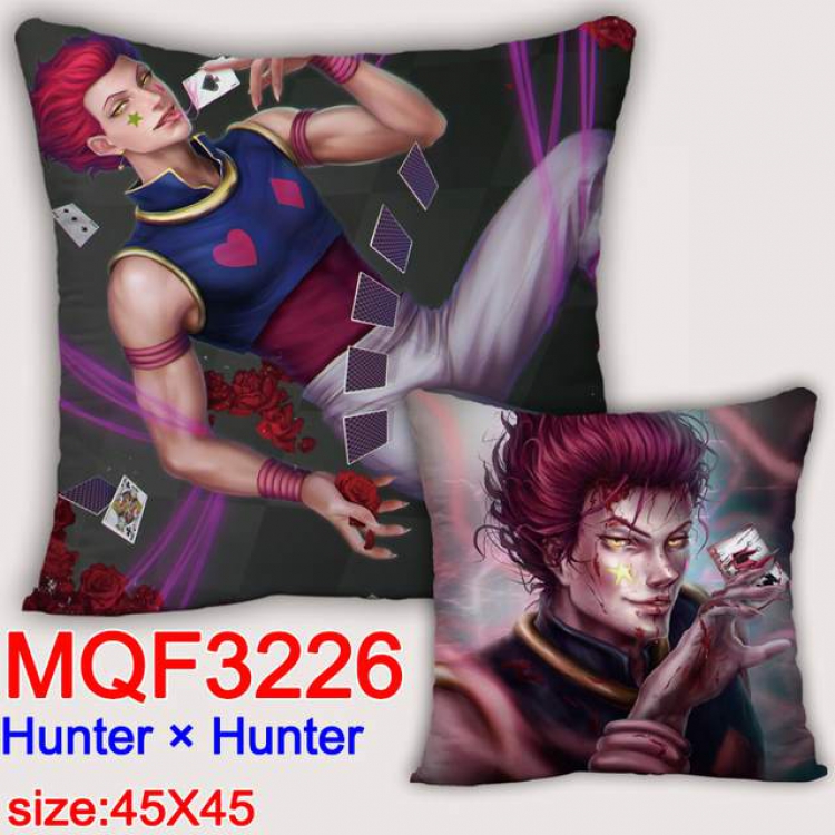 Hunter X Hunter Double-sided full color pillow dragon ball 45X45CM MQF 3226