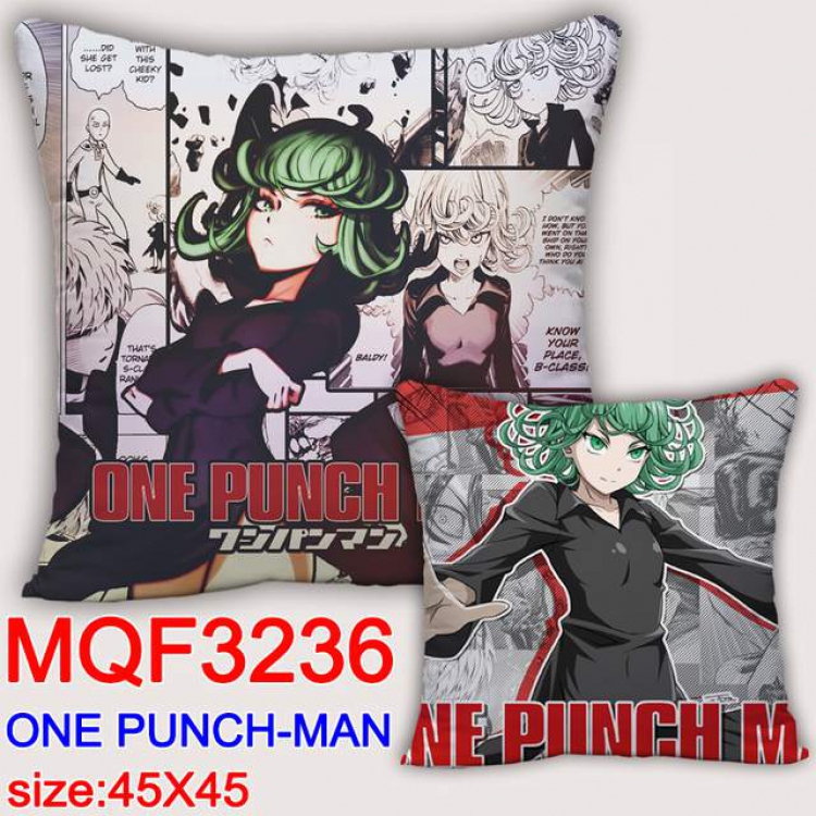 One Punch Man Double-sided full color pillow dragon ball 45X45CM MQF 3236