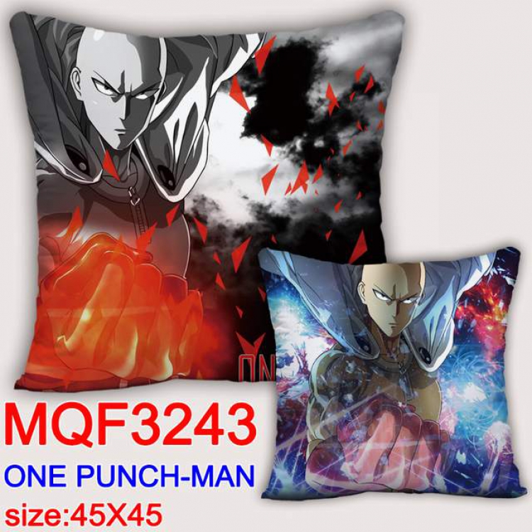 One Punch Man Double-sided full color pillow dragon ball 45X45CM MQF 3243