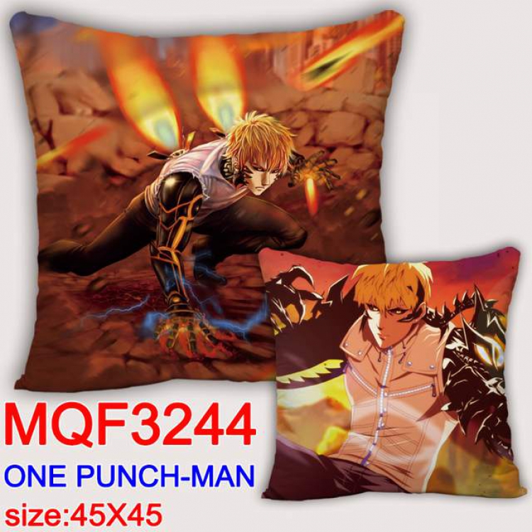 One Punch Man Double-sided full color pillow dragon ball 45X45CM MQF 3244