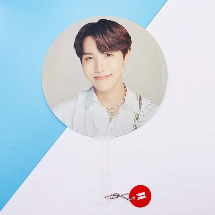 BTS J-H Round fan 18X18CM 22G a set price for 10 pcs