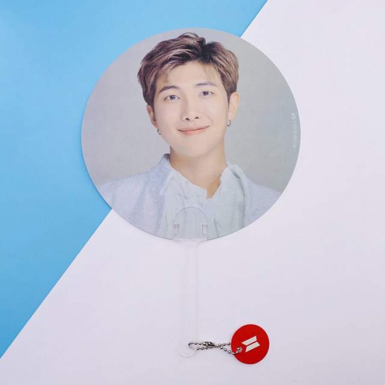 BTS RM Round fan 18X18CM 22G a set price for 10 pcs