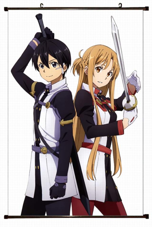 Sword Art Online Plastic pole cloth painting Wall Scroll 60X90CM preorder 3 days d5-202A NO FILLING