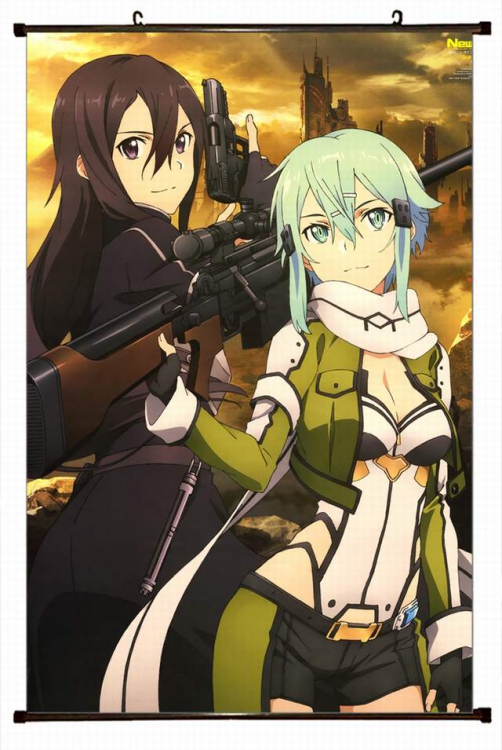 Sword Art Online Plastic pole cloth painting Wall Scroll 60X90CM preorder 3 days d5-233 NO FILLING
