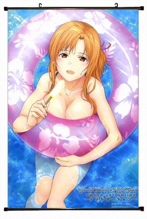 Sword Art Online Plastic pole cloth painting Wall Scroll 60X90CM preorder 3 days d5-237 NO FILLING