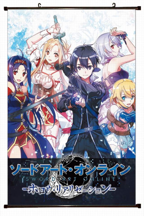 Sword Art Online Plastic pole cloth painting Wall Scroll 60X90CM preorder 3 days d5-249 NO FILLING