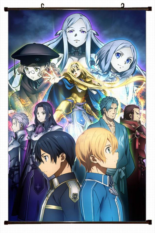 Sword Art Online Plastic pole cloth painting Wall Scroll 60X90CM preorder 3 days d5-263 NO FILLING