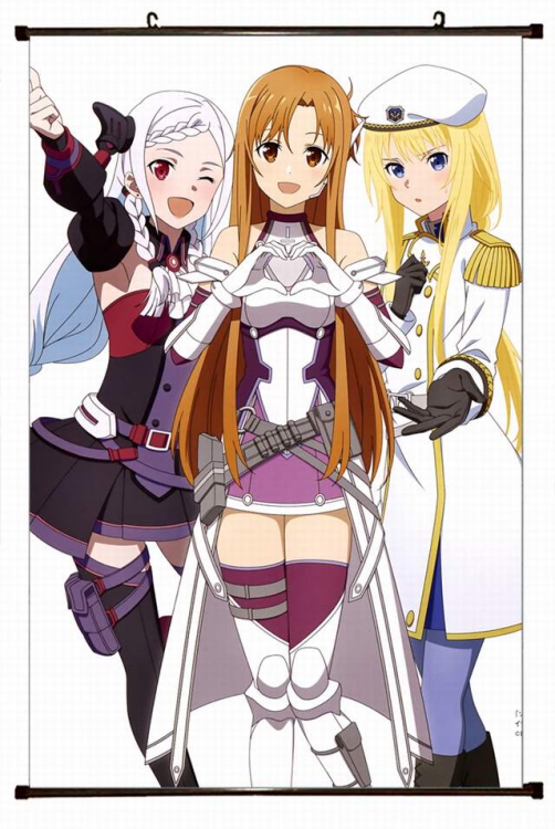 Sword Art Online Plastic pole cloth painting Wall Scroll 60X90CM preorder 3 days d5-396 NO FILLING