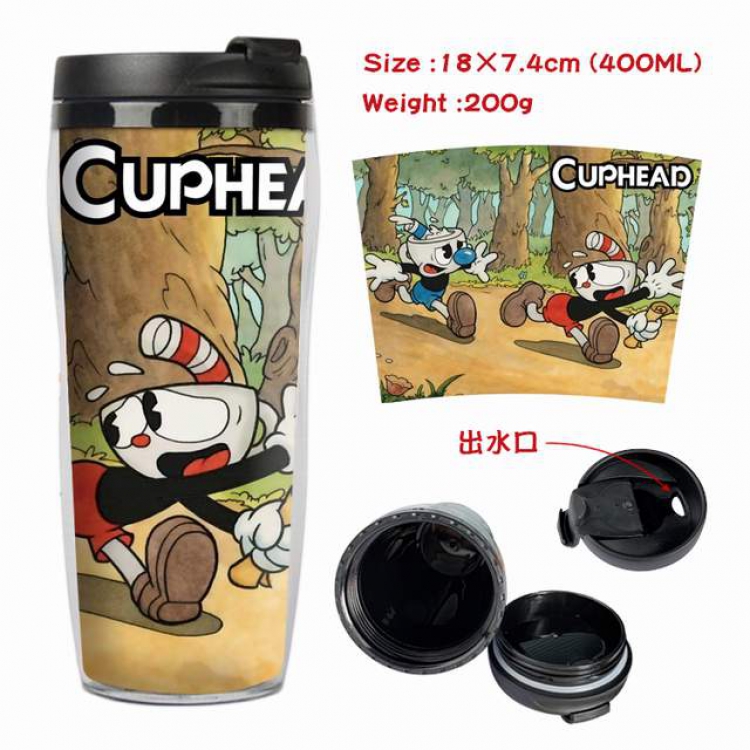 Cuphead khaki Starbucks Leakproof Insulation cup Kettle 18X7.4CM 400ML