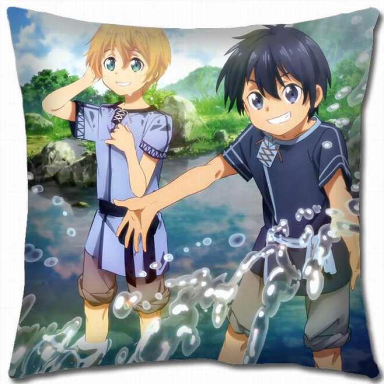 Sword Art Online Double-sided full color pillow cushion 45X45CM-d5-287 NO FILLING