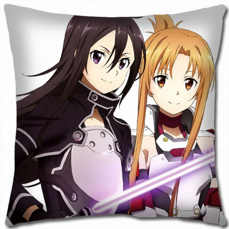 Sword Art Online Double-sided full color pillow cushion 45X45CM-d5-305 NO FILLING