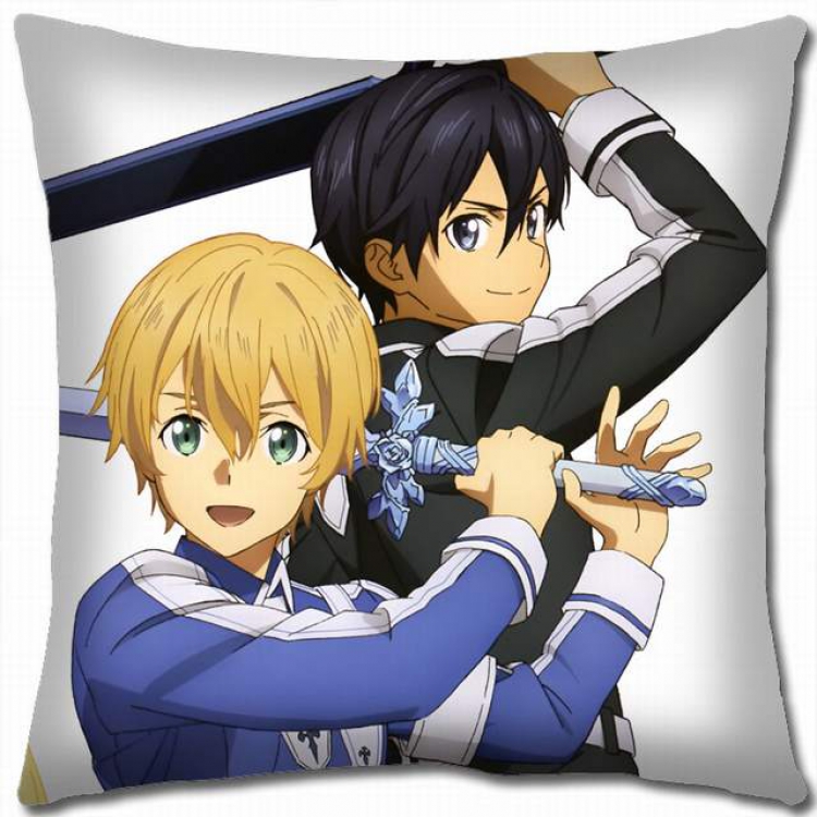 Sword Art Online Double-sided full color pillow cushion 45X45CM-d5-303B NO FILLING