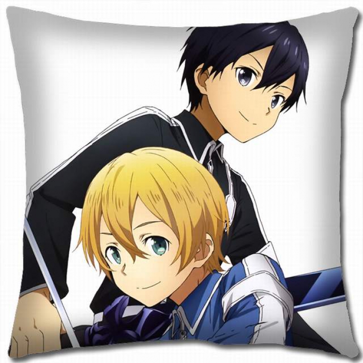 Sword Art Online Double-sided full color pillow cushion 45X45CM-d5-309A NO FILLING