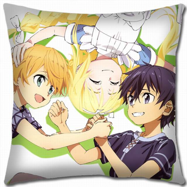 Sword Art Online Double-sided full color pillow cushion 45X45CM-d5-325 NO FILLING
