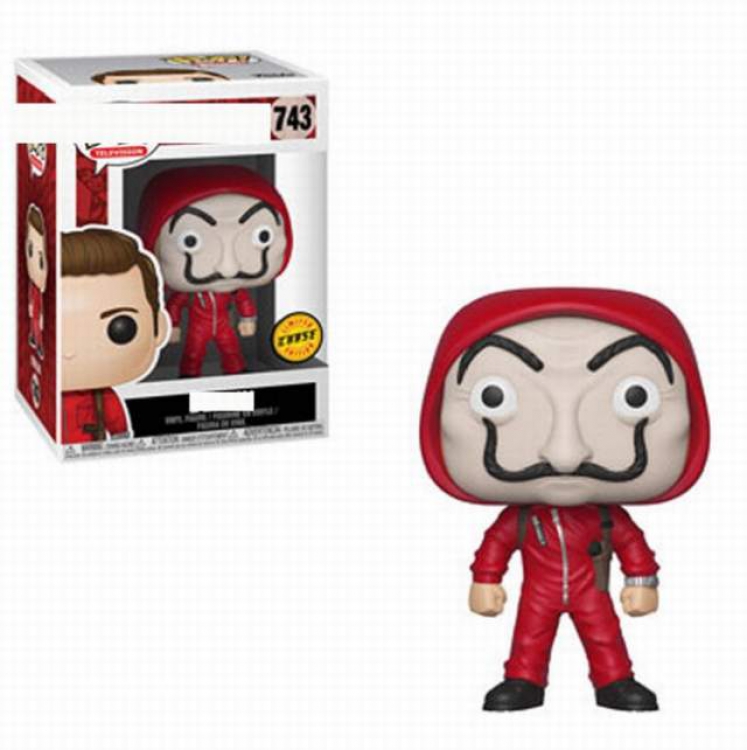 FUNKO POP743 La casa de papel Boxed Figure Decoration Model 10CM