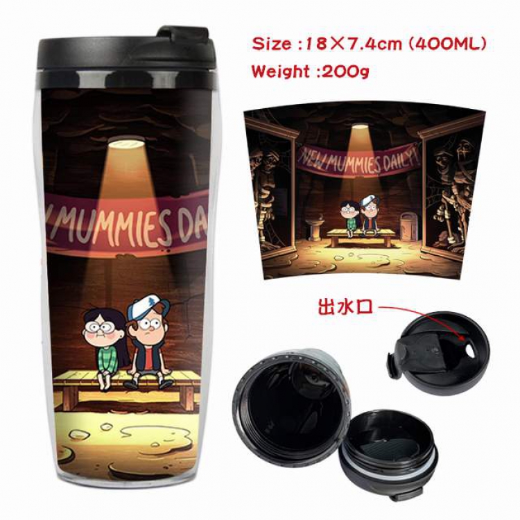 Gravity Falls Starbucks Leakproof Insulation cup Kettle 18X7.4CM 400ML Style A