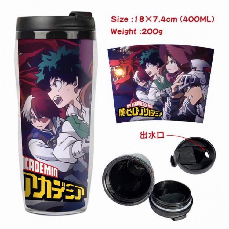 My Hero Academia Starbucks Leakproof Insulation cup Kettle 18X7.4CM 400ML Style D