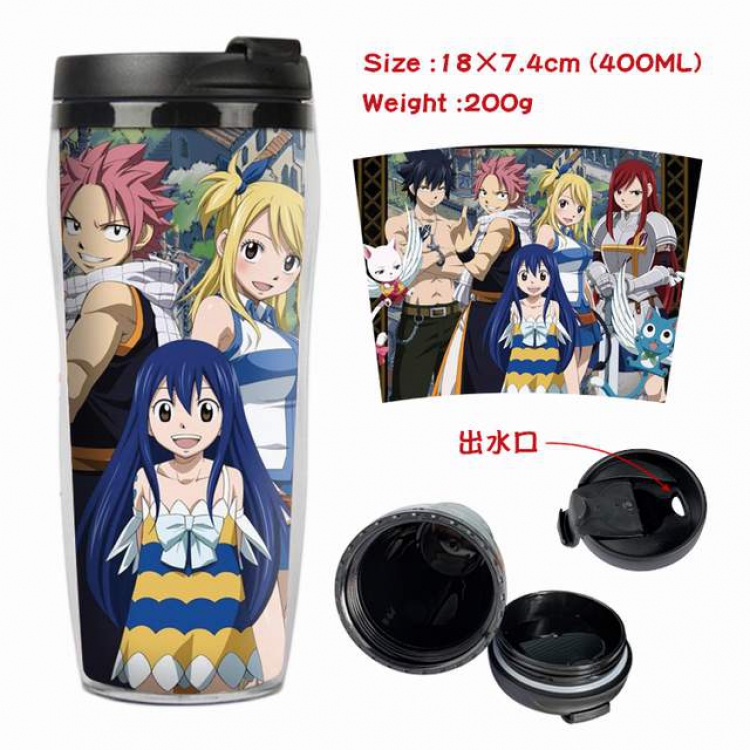Fairy Tail Starbucks Leakproof Insulation cup Kettle 18X7.4CM 400ML Style A
