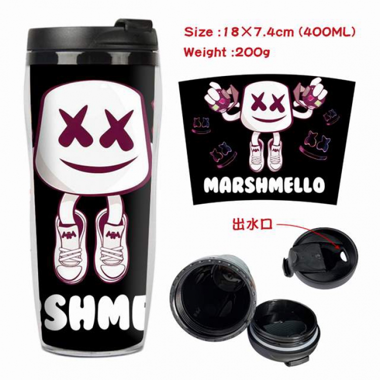 Marshmello Starbucks Leakproof Insulation cup Kettle 18X7.4CM 400ML Style D