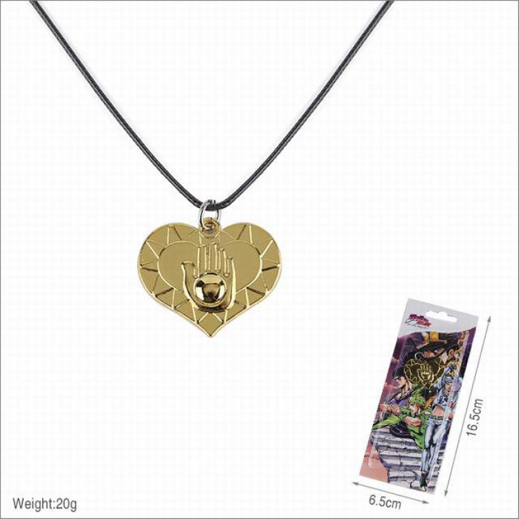 JoJos Bizarre Adventure Necklace pendant 16.5X6.5CM Style I